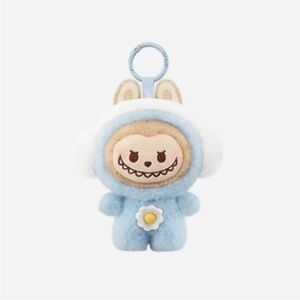 NWT *GIFTABLE* Pop Mart Pop Bean Fluffy & Cozy Pendant Labubu Toasty Snow Baby